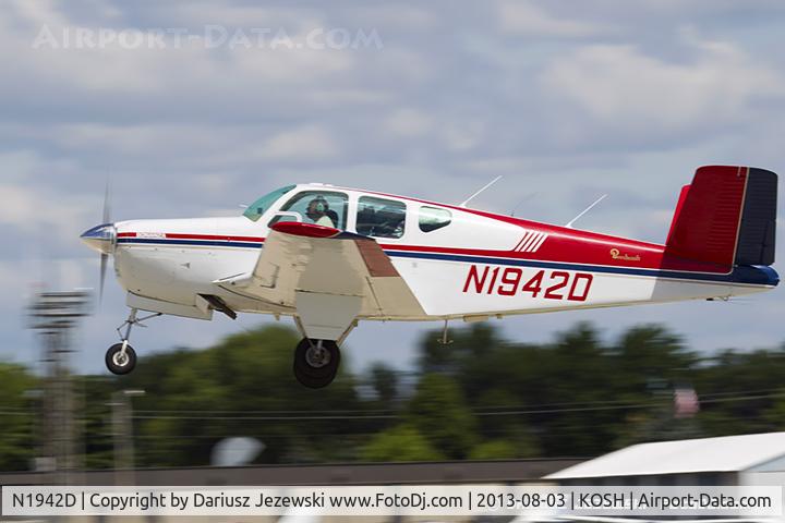 N1942D, 1952 Beech C35 Bonanza C/N D-3219, Beech C35 Bonanza  C/N D-3219, N1942D