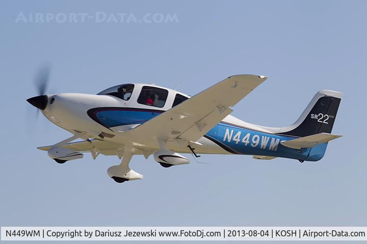 N449WM, 2012 Cirrus SR22 GTS C/N 3869, Cirrus SR22 GTS  C/N 3869, N449WM