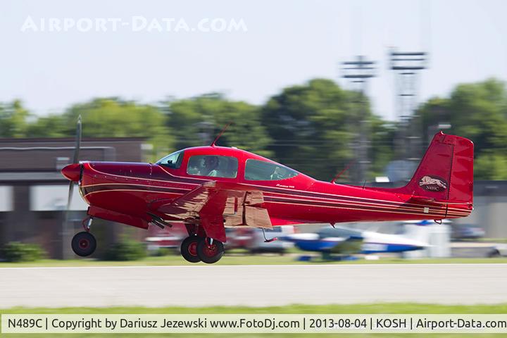 N489C, 1959 Meyers Industries Inc 200A C/N 254, Meyers 200A  C/N 254, N489C