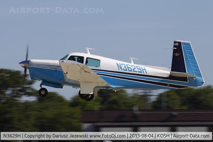 N3629H, 1978 Mooney M20C Ranger C/N 20-1254, Mooney M20C Ranger  C/N 20-1254, N3629H