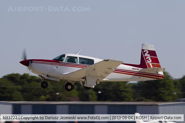 N93722, 1980 Mooney M20K C/N 25-0477, Mooney M20K  C/N 25-0477, N93722