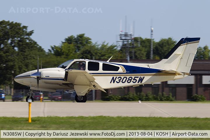 N3085W, 1973 Beech E-55 Baron C/N TE-954, Beech E55 Baron  C/N TE-954, N3085W