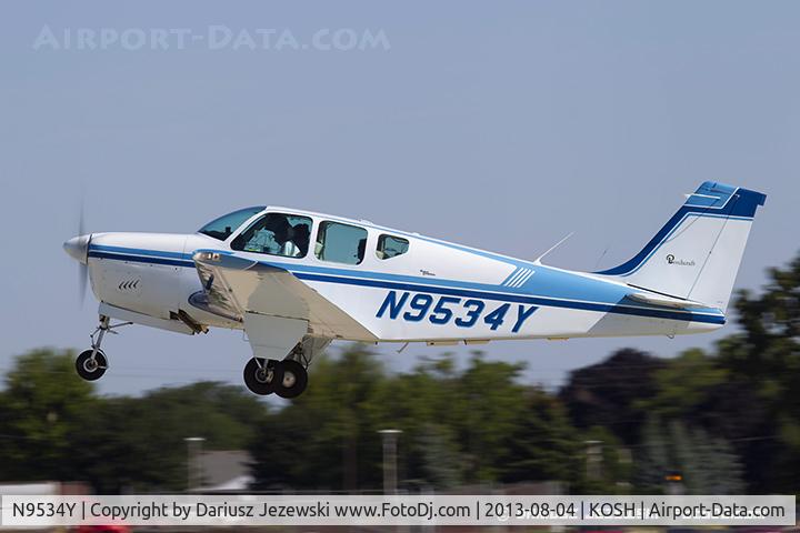 N9534Y, 1962 Beech 35-B33 Debonair C/N CD-556, Beech 35-B33 Debonair  C/N CD-556, N9534Y