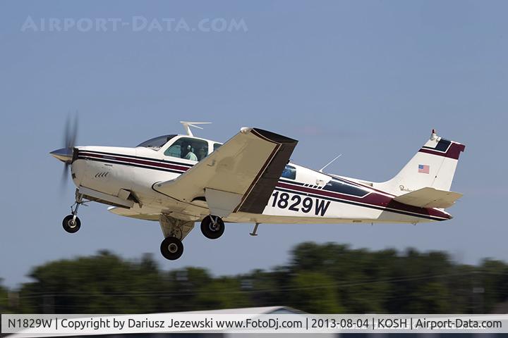 N1829W, 1973 Beech A36 Bonanza 36 C/N E-387, Beech A36 Bonanza 36  C/N E-387, N1829W