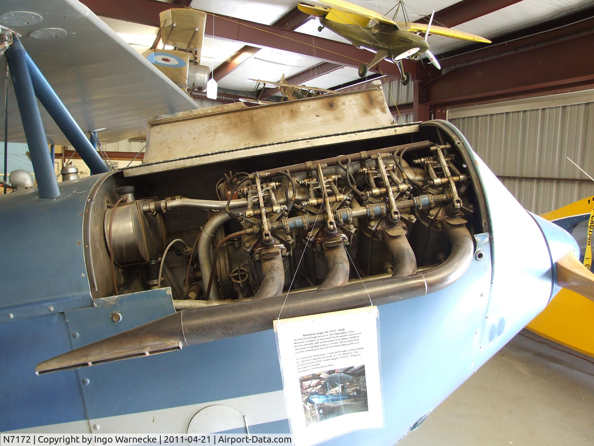 N7172, 1918 American Eagle 101 C/N 283, American Eagle 101 at the Wings of History Air Museum, San Martin CA