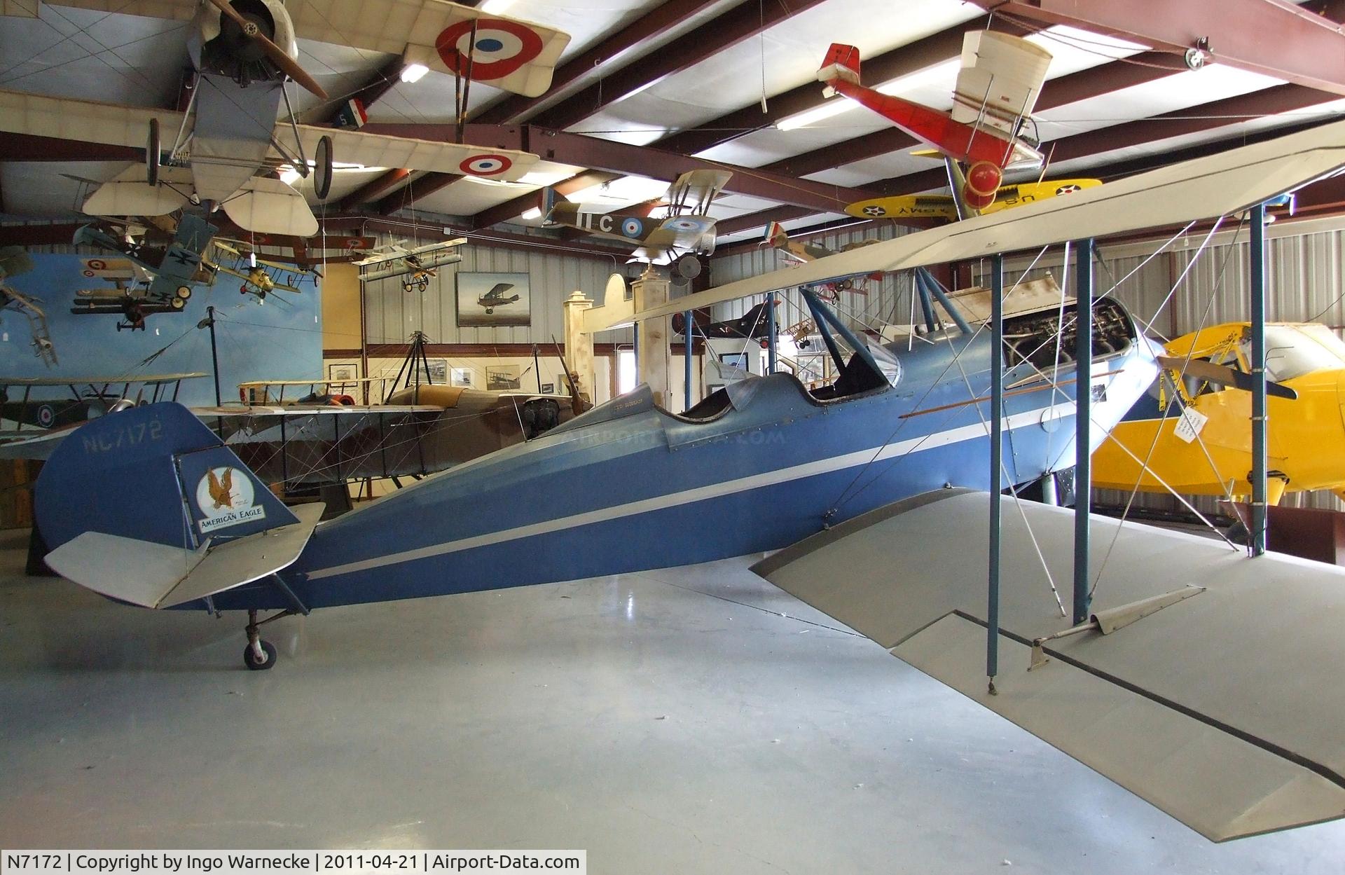 N7172, 1918 American Eagle 101 C/N 283, American Eagle 101 at the Wings of History Air Museum, San Martin CA