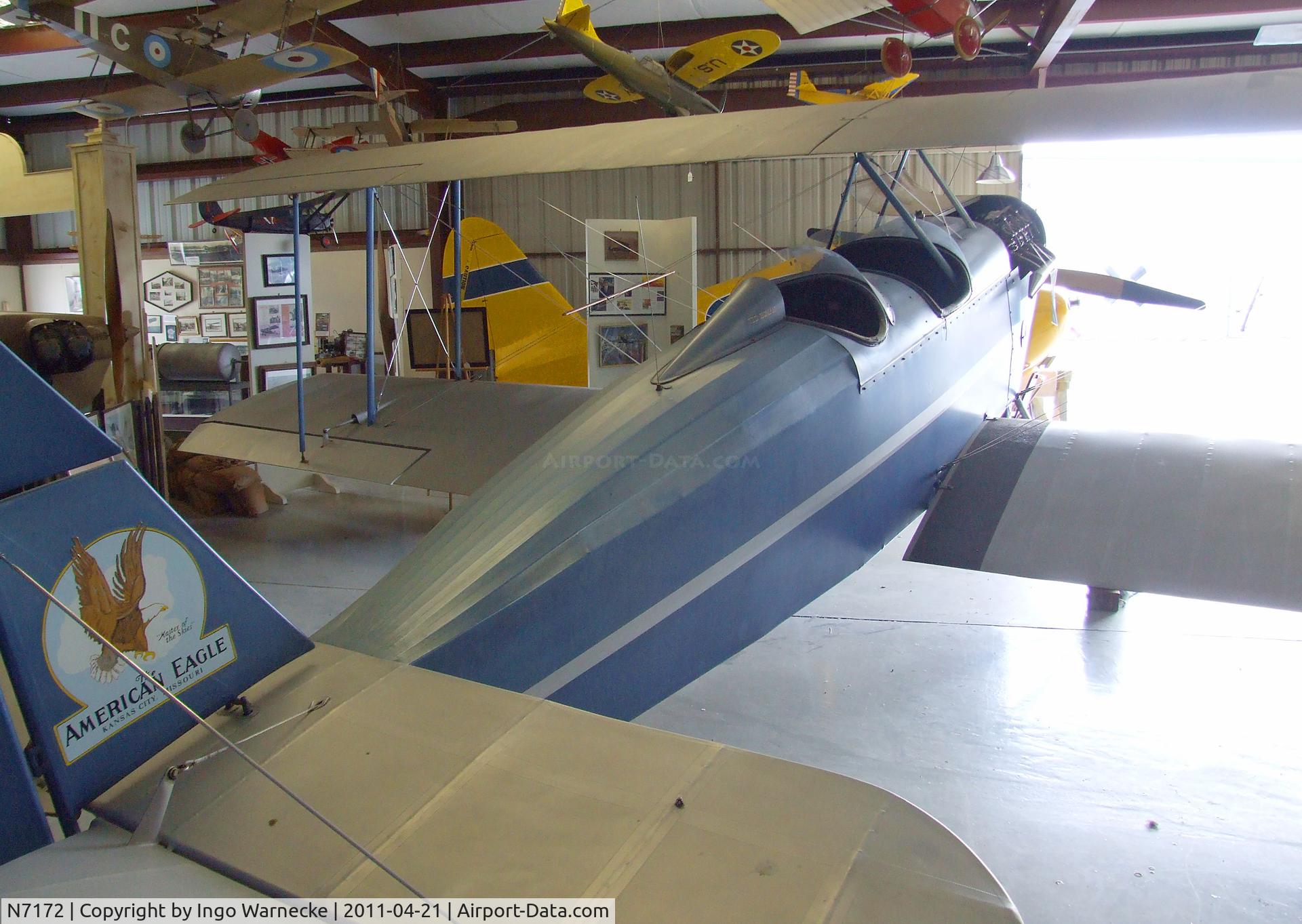 N7172, 1918 American Eagle 101 C/N 283, American Eagle 101 at the Wings of History Air Museum, San Martin CA