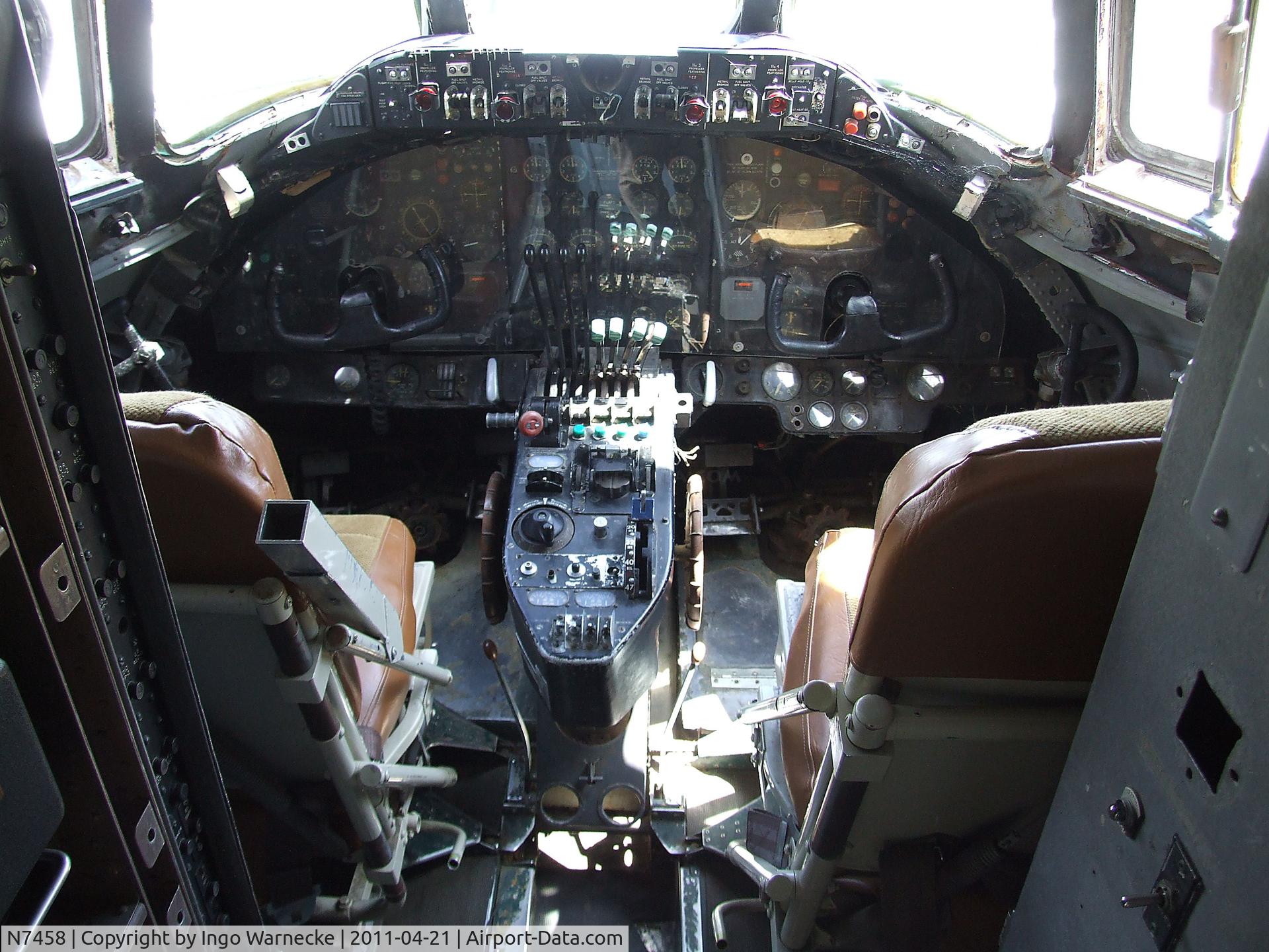 N7458, Vickers Viscount 797 C/N 213, Vickers Viscount 797 (cockpit section only) at the Wings of History Air Museum, San Martin CA  #c