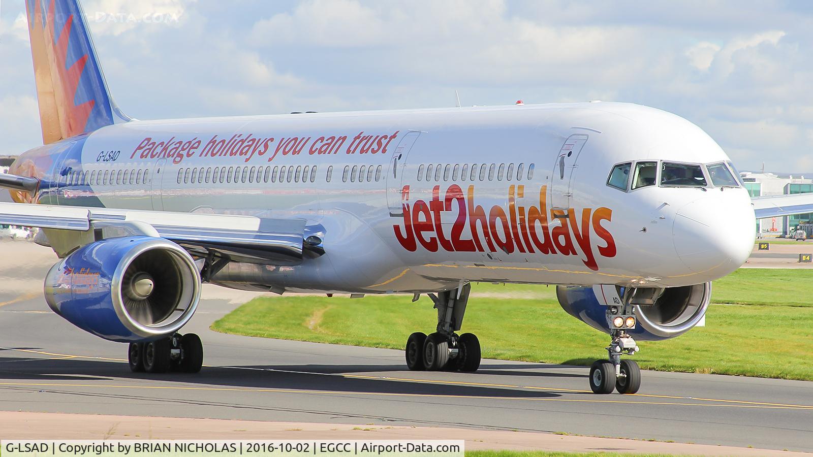 G-LSAD, 1989 Boeing 757-236 C/N 24397, Jet2 Holidays.