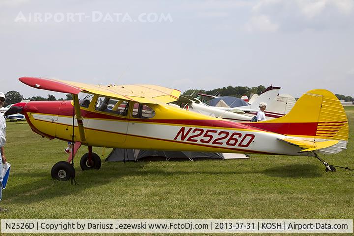 N2526D, 1956 Cessna 170B C/N 20678, Cessna 170B  C/N 20678, N2526D