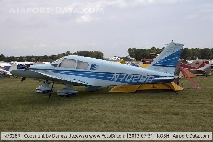 N7028R, 1966 Piper PA-28-140 C/N 28-21725, Piper PA-28-140 Cherokee Cruiser  C/N 28-21725, N7028R
