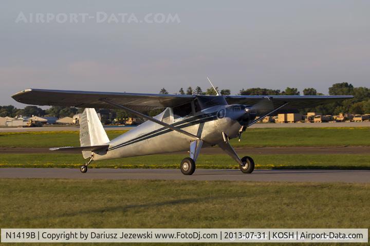 N1419B, 1948 Luscombe 8E Silvaire C/N 6046, Luscombe 8E Silvaire  C/N 6046, N1419B