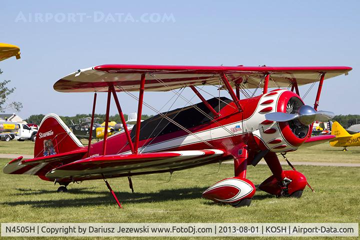 N450SH, 1943 Boeing B75N1 C/N 75-8004, Boeing B75N1 Stearman  C/N 75-8004, N450SH