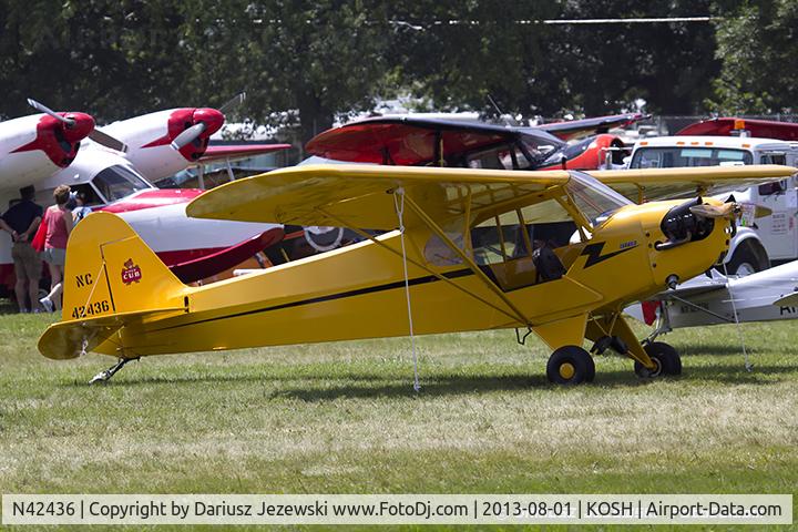 N42436, 1945 Piper J3C-65 Cub Cub C/N 14700, Piper J3C-65 Cub  C/N 14700, NC42436