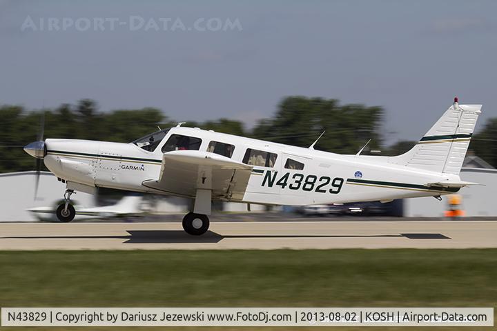 N43829, 1977 Piper PA-32R-300 Cherokee Lance C/N 32R-7780527, Piper PA-32R-300 Cherokee Lance  C/N 32R-7780527, N43829