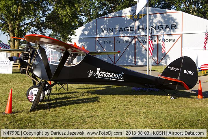 N4799E, Mono-aircraft Monosport 2 C/N 2004, Monosport 2  C/N 2004, N4799E