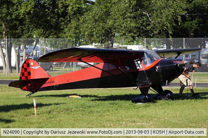 N24090, 1940 Taylorcraft BC-65 C/N 1625, Taylorcraft BC-65  C/N 1625, N24090