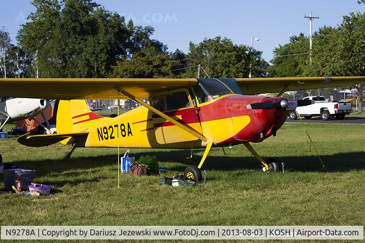 N9278A, 1950 Cessna 170A C/N 19371, Cessna 170A  C/N 19371, N9278A