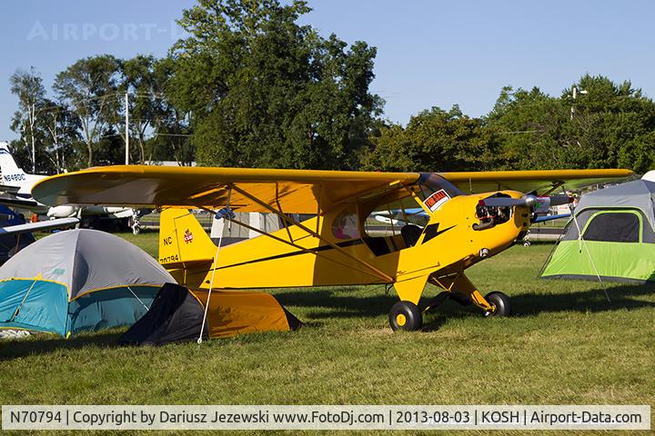 N70794, 1946 Piper J3C-65 Cub C/N 17810, Piper J3C-65 Cub  C/N 17810, NC70794