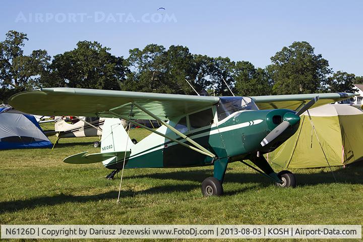 N6126D, 1957 Piper PA-22-150 Tri-Pacer C/N 22-4770, Piper PA-22-150 Tri-Pacer  C/N 22-4770, N6126D