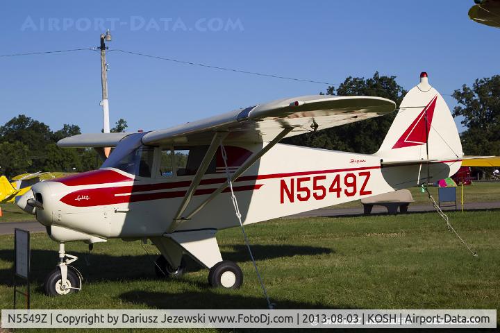 N5549Z, 1962 Piper PA-22-108 Colt Colt C/N 22-9341, Piper PA-22-108 Tri-Pacer  C/N 22-9341, N5549Z