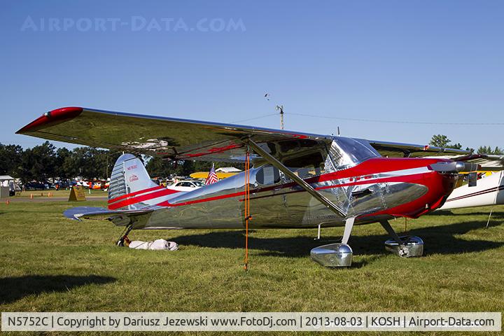 N5752C, 1950 Cessna 170A C/N 19706, Cessna 170A  C/N 19706, N5752C