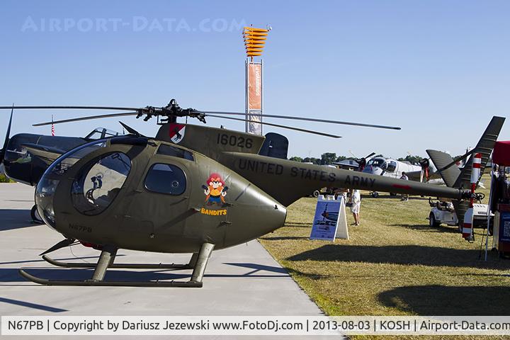 N67PB, 1968 Hughes OH-6A Cayuse C/N 480411, Hughes OH-6A Cayuse  C/N 480411, N67PB