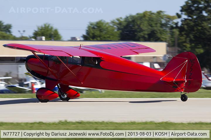 N77727, 1946 Funk B85C C/N 357, Funk B85C  C/N 357, NC77727