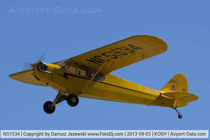 N51534, 1943 Piper J3C-65 Cub C/N 10455, Piper J3C-65 Cub  C/N 10455, NC51534