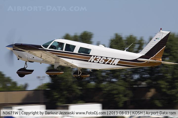 N3671W, 1966 Piper PA-32-260 Cherokee Six C/N 32-580, Piper PA-32-260 Cherokee Six  C/N 32-580, N3671W