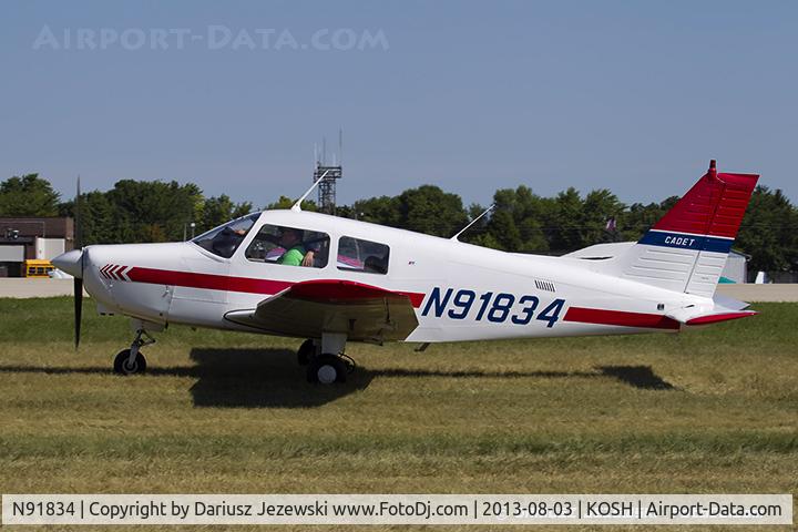 N91834, 1989 Piper PA-28-161 Cadet C/N 2841141, Piper PA-28-161 Warrior II  C/N 2841141, N91834