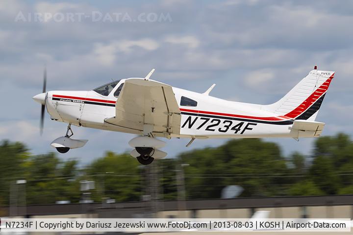 N7234F, 1976 Piper PA-28-151 C/N 28-7715203, Piper PA-28-151 Cherokee Warrior  C/N 28-7715203, N7234F
