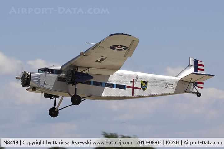 N8419, 1929 Ford 5-AT-C Tri-Motor C/N 58, Ford 5-AT-C Tri-Motor  C/N 58, N8419