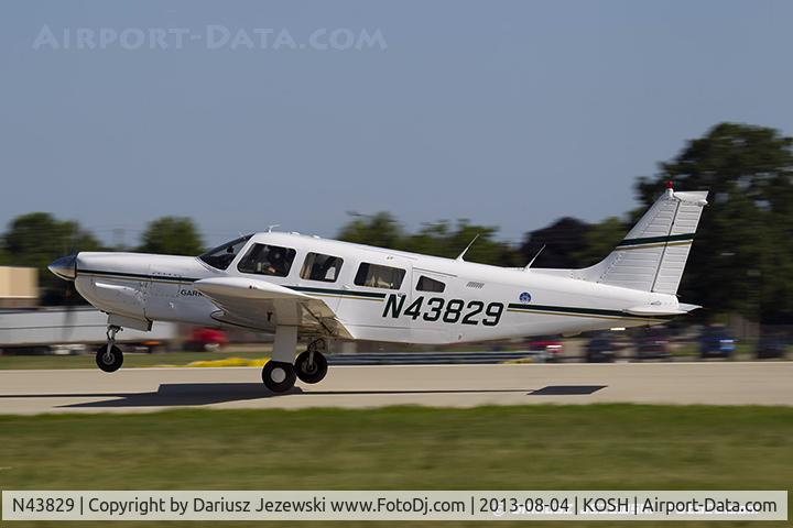 N43829, 1977 Piper PA-32R-300 Cherokee Lance C/N 32R-7780527, Piper PA-32R-300 Cherokee Lance  C/N 32R-7780527, N43829