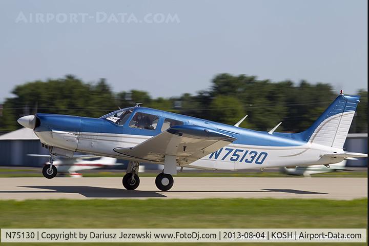 N75130, 1976 Piper PA-32R-300 Cherokee Lance C/N 32R-7680262, Piper PA-32R-300 Cherokee Lance  C/N 32R-7680262, N75130
