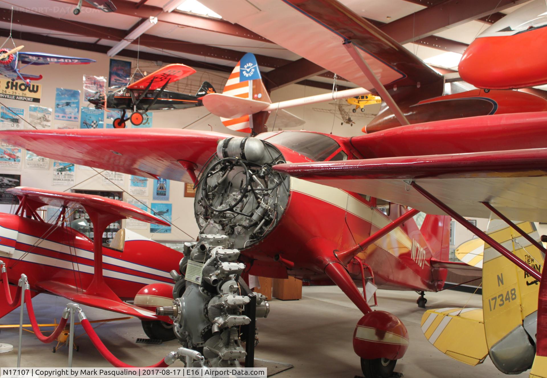 N17107, 1937 Stinson SR-9E Reliant C/N 5219, Stinson SR-9E