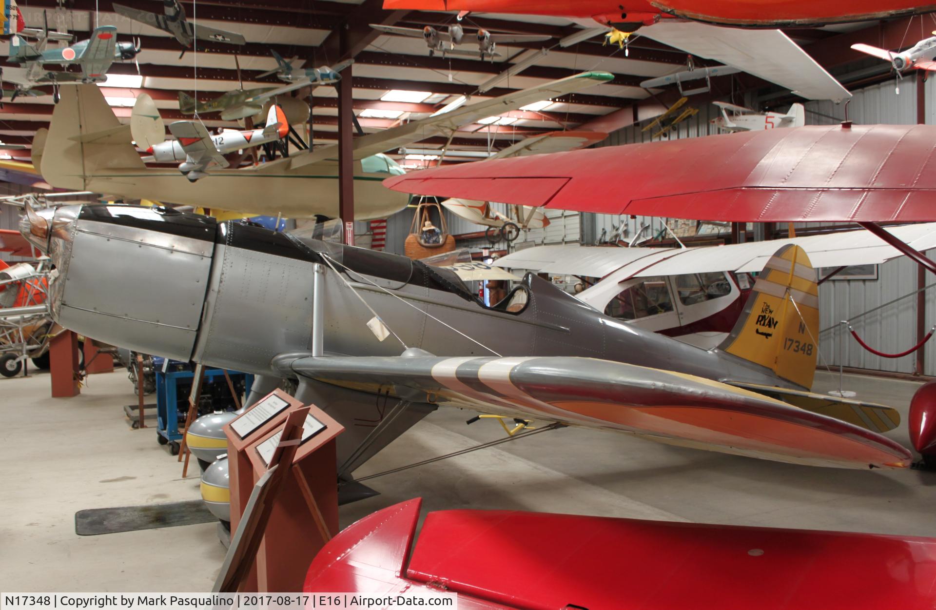 N17348, 1938 Ryan Aeronautical ST-A Special C/N 197, Ryan ST-A Special