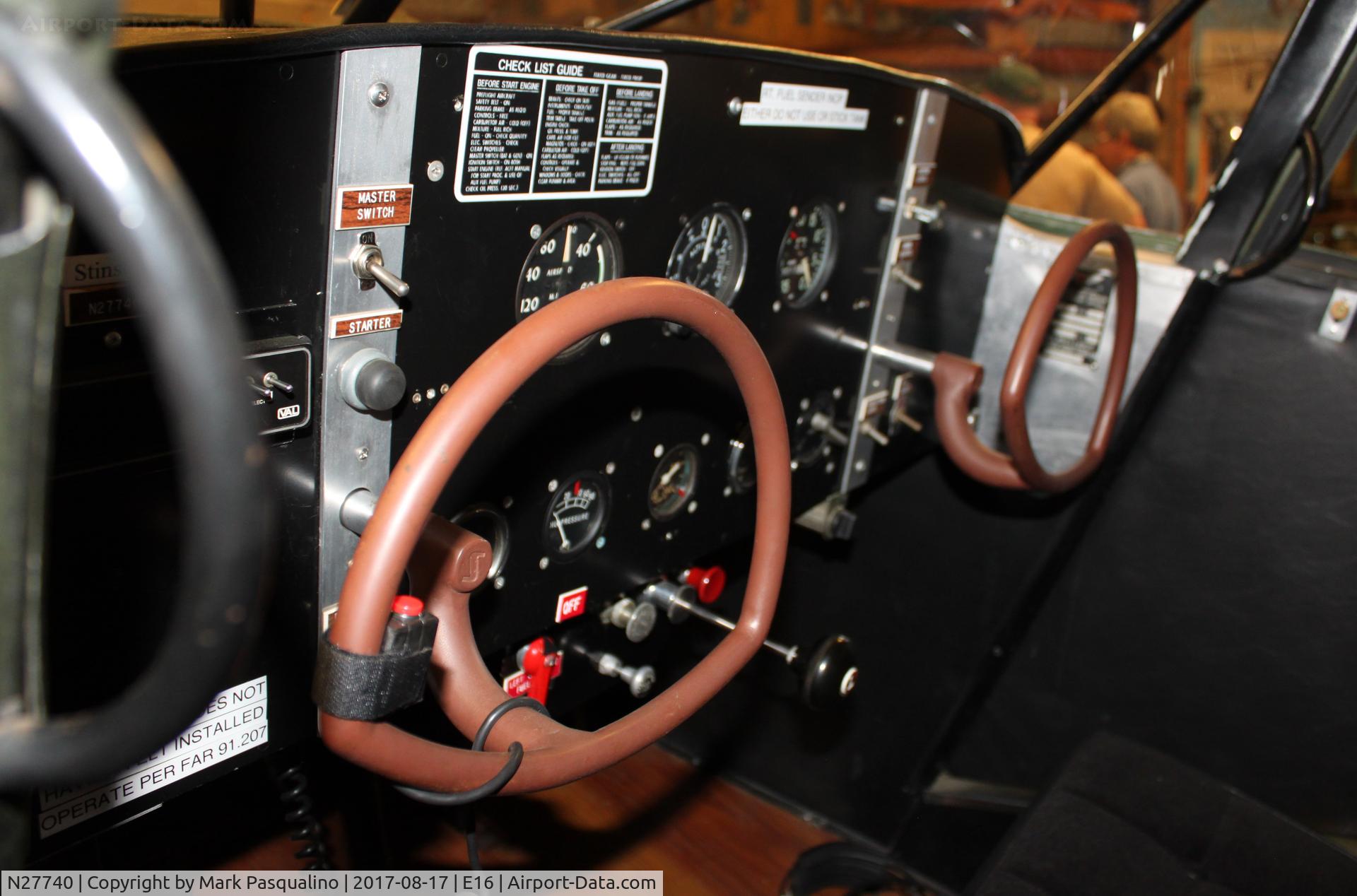 N27740, 1940 Stinson 10 C/N 7690, Stinson 10
