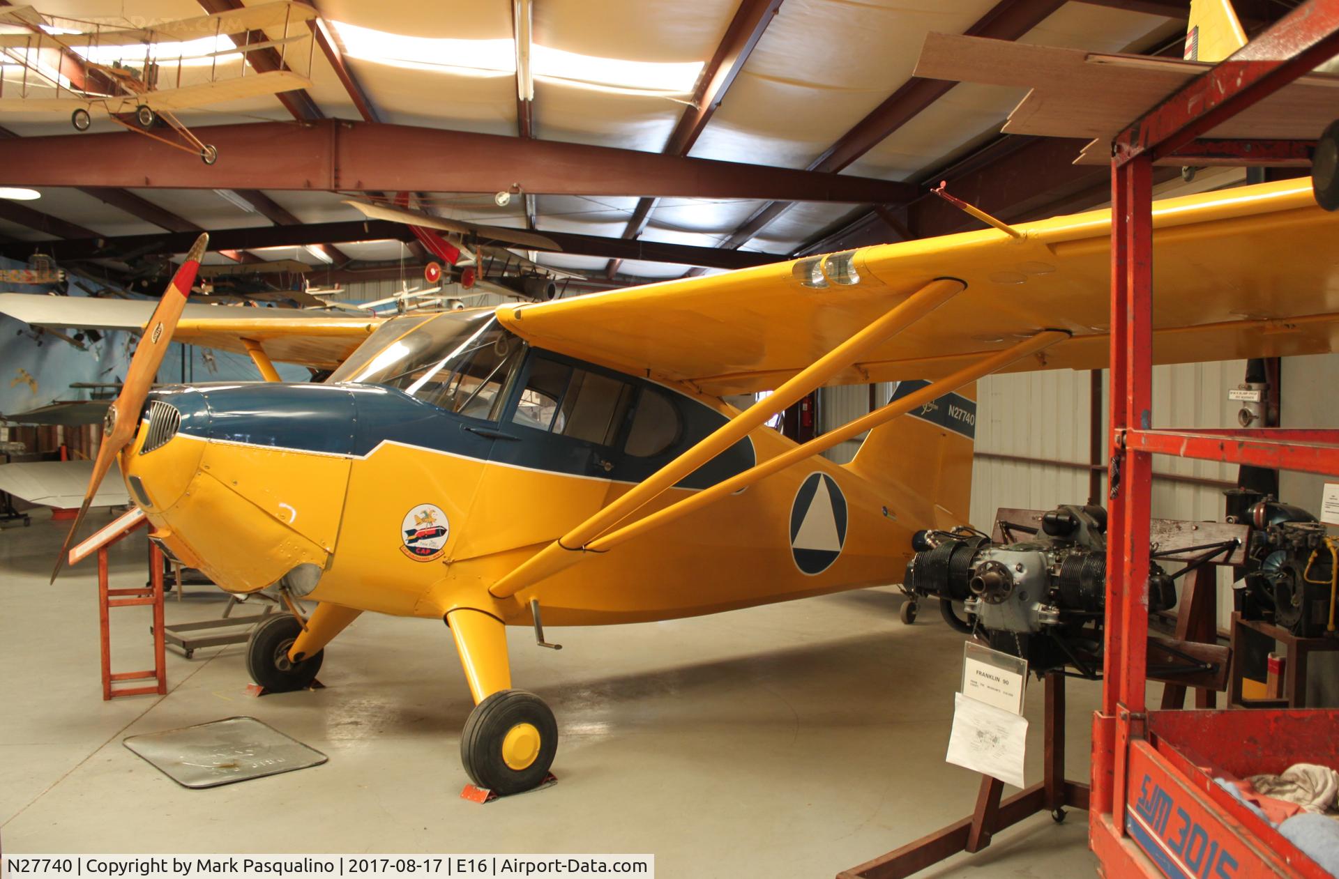 N27740, 1940 Stinson 10 C/N 7690, Stinson 10
