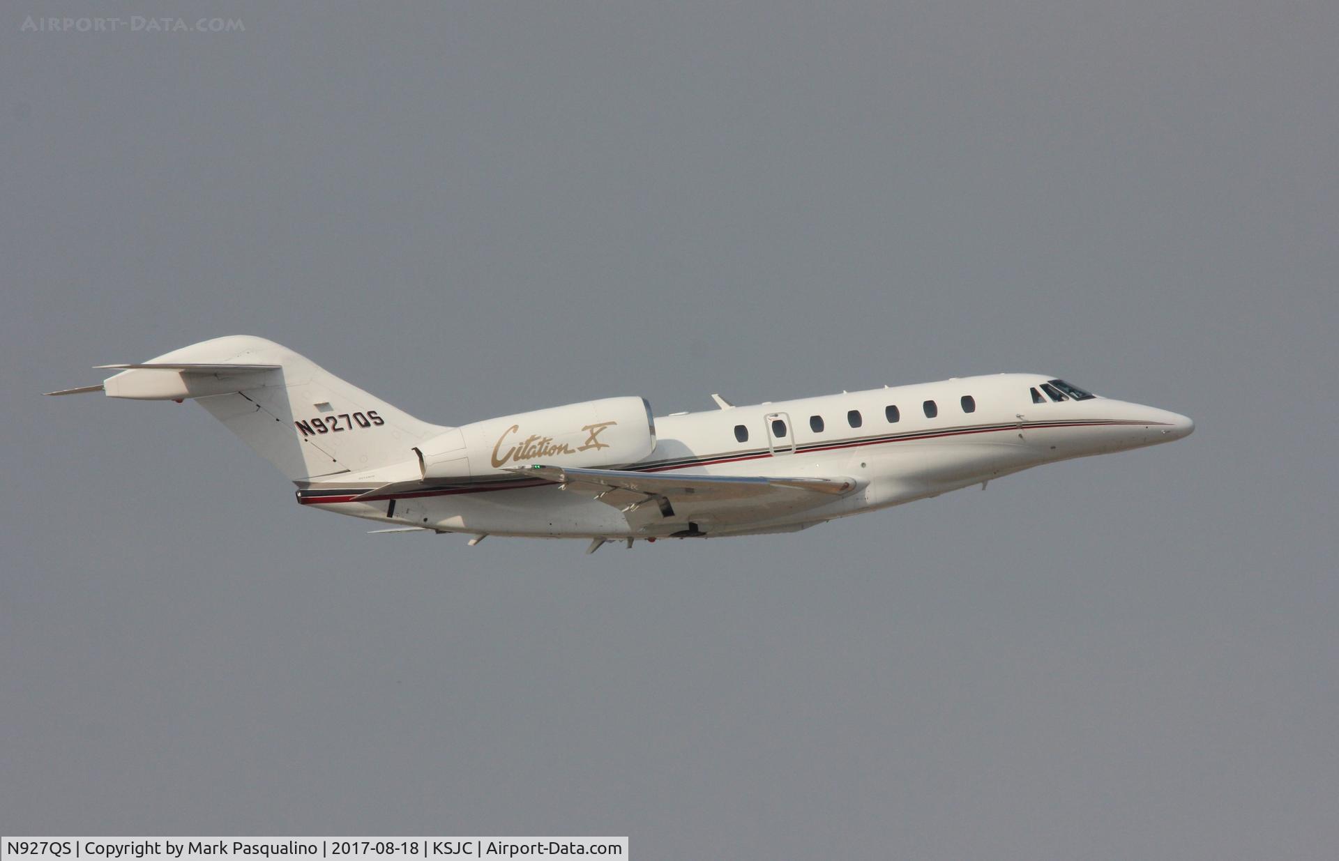 N927QS, 2008 Cessna 750 Citation X C/N 750-0290, Cessna 750