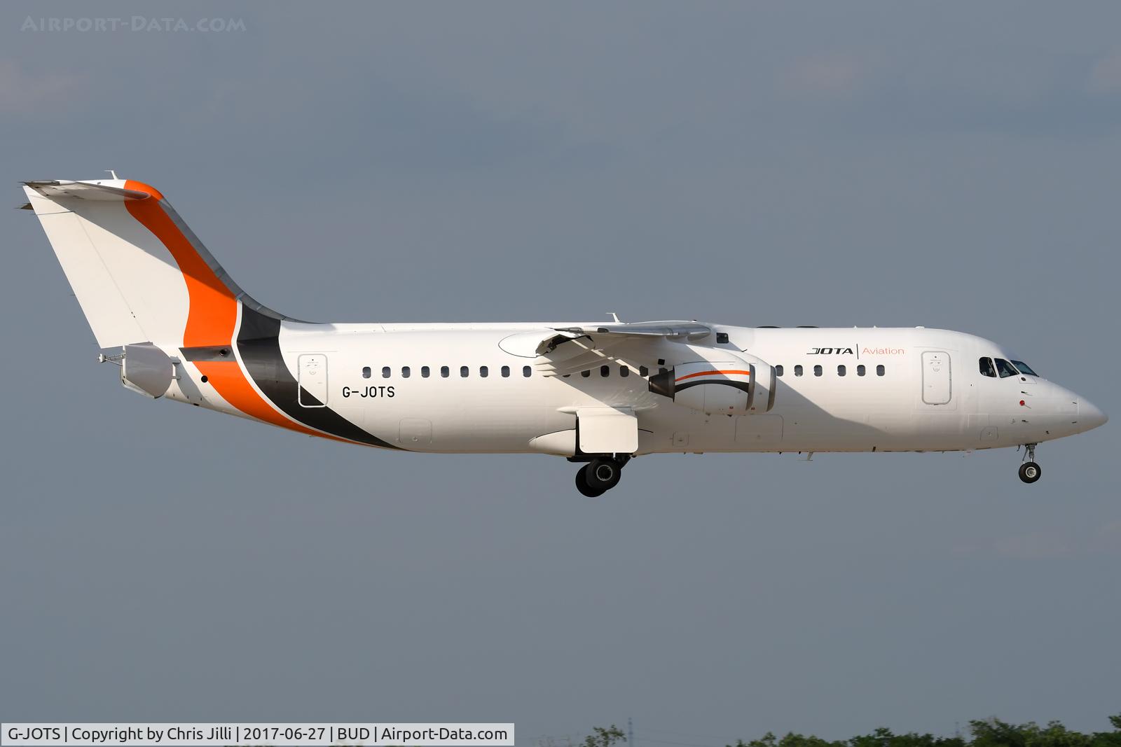 G-JOTS, 1999 British Aerospace Avro 146-RJ100 C/N E3355, Jota Aviation