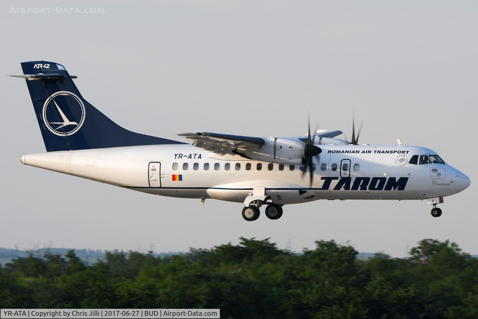 YR-ATA, 1997 ATR 42-500 C/N 566, TAROM