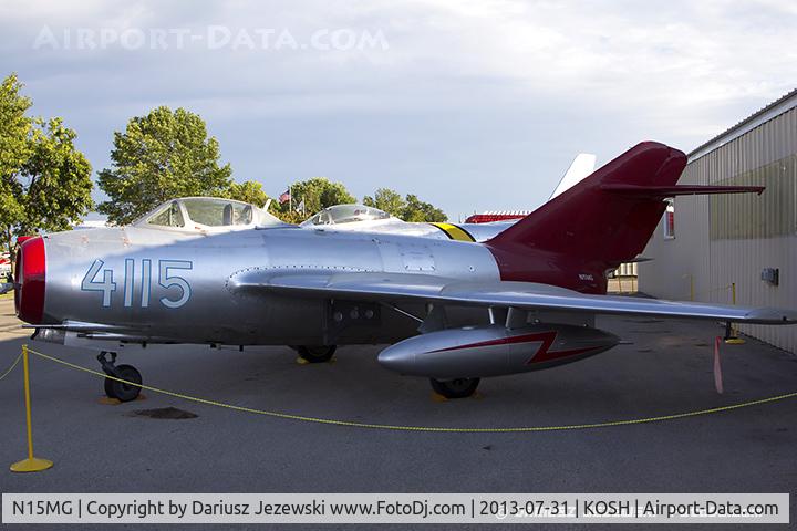 N15MG, 1954 Mikoyan-Gurevich MiG-15bis C/N 1411, Mikoyan-Gurevich MiG-15BIS  C/N 1411, N15MG