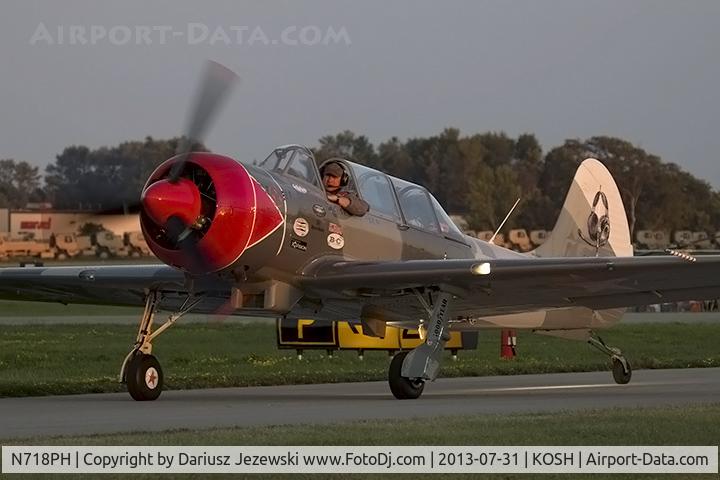 N718PH, 2003 Yakovlev (Aerostar) Yak-52TW C/N 0312503, Yakovlev (Aerostar) Yak-52TW  C/N 312503, N718PH