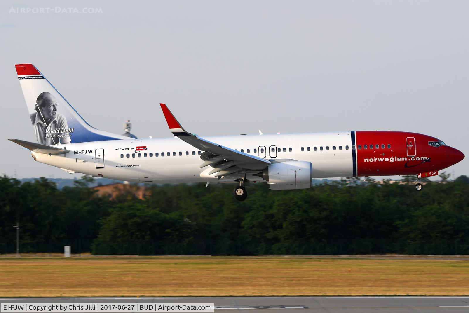 EI-FJW, 2016 Boeing 737-8JP C/N 42286, Norwegian