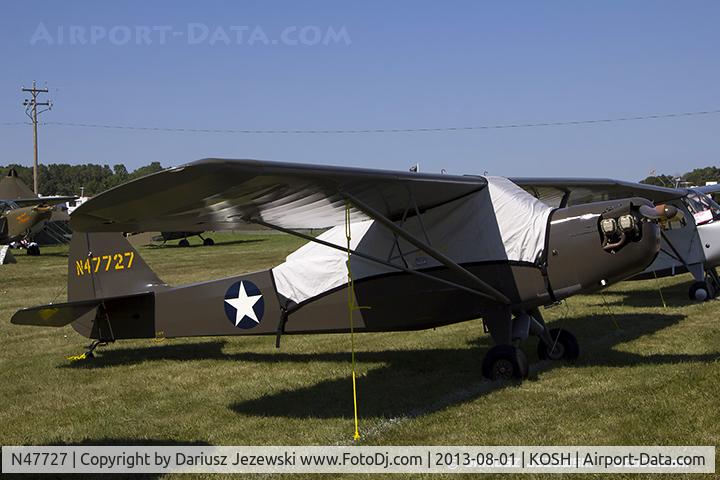 N47727, 1943 Taylorcraft DCO-65 C/N 4776, Taylorcraft DCO-65  C/N 4776, N47727