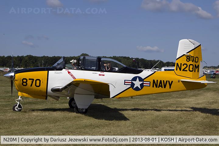 N20M, 1956 Beech-Parks D-45 C/N BG-204, Beech D45 (T-34B) Mentor  C/N BG-204, N20M