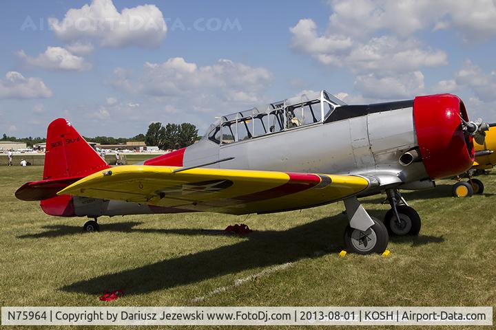 N75964, 1943 North American SNJ-4 Texan C/N 88-9830, North American SNJ-4 Texan 