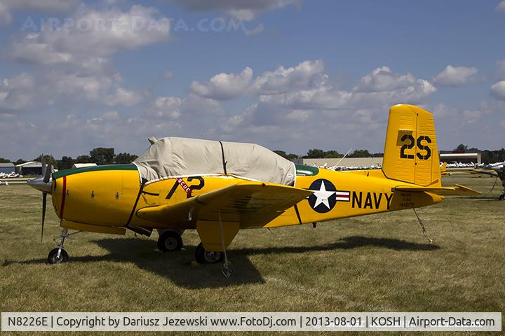 N8226E, 1957 Beech D-45 Mentor C/N BG-379, Beech D45 (T-34B) Mentor  C/N BG-379, N8226E
