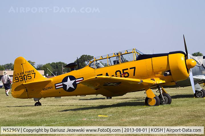 N5296V, North American AT-6G Texan C/N 168-161 (49-3057), North American AT-6G Texan  C/N 168-161 (49-3057), N5296V
